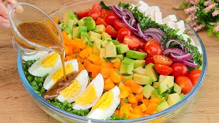 Salat der Bauchfett verbrennt ich habe in einem Monat 25 Kilogramm abgenommen 🔝 5 salad recipes [upl. by Manard]