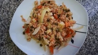 Ensalada de arroz mediterránea para el verano [upl. by Gersham]