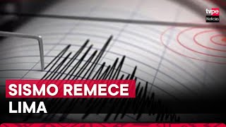 Sismo de magnitud 48 se sintió en Lima [upl. by Estes]