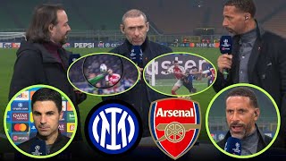 Inter Milan vs Arsenal 10 Post Match Analysis UCL  Arteta Martin Keown Rio Ferdinand Reactions [upl. by Tien]