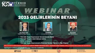 2023 GELİRLERİNİN BEYANI  WEBINAR [upl. by Vickey]