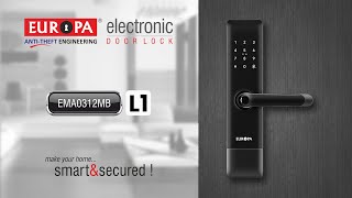 Europa Electronic Lock EMA0312MB  L1  Features [upl. by Bergerac]