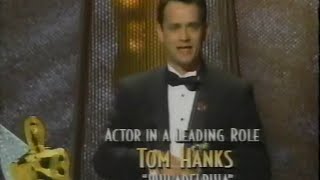 Tom Hanks winning Best Actor for Philadelphia [upl. by Anagnos]