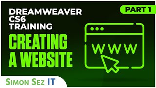 Dreamweaver CS6 Tutorial Creating a Website  Part 1 [upl. by Hallock]