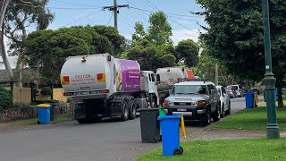 Boroondara Council Green Waste Trucks  127 130 amp 131 [upl. by Aldercy]