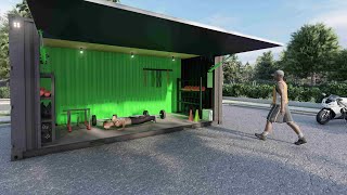 20FT fitness container gym [upl. by Burman418]