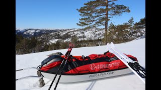 Norwegian mountains skis sledge and blue sky this must be perfect [upl. by Hgielsa]