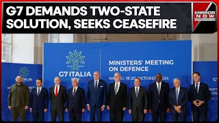 G7 Defence Ministers Voice Grave Concern Over Middle East Escalation Backs Lebanese Armed Forces [upl. by Schwenk40]