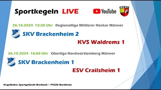 SKV Brackenheim 2  KVS Waldrems 1 Regionalliga MN Männer [upl. by Stanford]