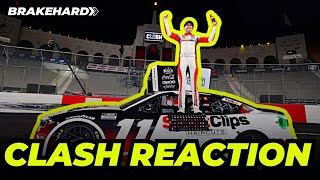 NASCAR Clash at The Coliseum Reaction amp Score [upl. by Aihsilef771]