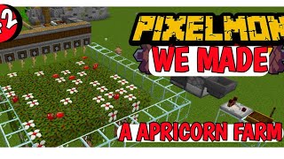 WE MADE A APRICORN FARM IN OUR PIXELMON WORLD PART2 [upl. by Aicileb]