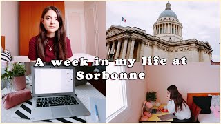 A Week in My Life at Sorbonne 📚🏛 studying abroad in Paris France VLOG [upl. by Nohsauq]