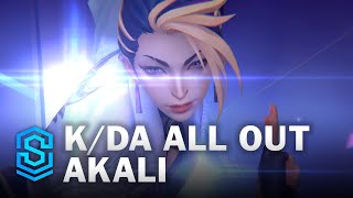 All KDA ALL OUT Akali Chroma Skins Spotlight  Baddest Exclusive League of Legends [upl. by Evatsug406]