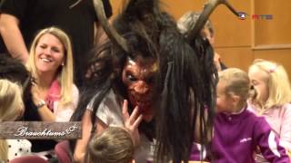 Krampus Streichelzoo in Salzburg wwwrtsslzburgat [upl. by Adnal852]