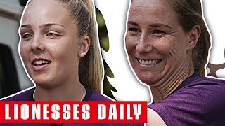 quotI Feel Like Im at Parents Eveningquot  Karen Bardsley amp Ellie Roebuck  Lionesses Daily Ep 13 [upl. by Safko]