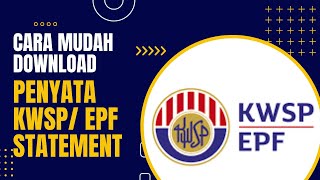 Cara Download Penyata Akaun KWSP II How To Download EPF Statement kwsp epf [upl. by Renfred899]