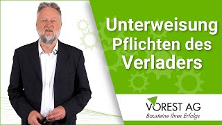 Gefahrgut Verladen Unterweisung online  Pflichten Verlader [upl. by Atillertse]