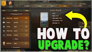 How to Upgrade Workshops in Bannerlord [upl. by Ellett]