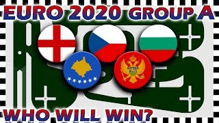 Euro 2020 Qualifiers Marble Race  Euro Group A [upl. by Adnolat]