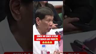 PANGULONG DUTERTE PINALAKPAKAN DAHIL SA KATAPANGAN bestpresident duterteparin pangulongduterte [upl. by Acinad]