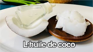 Comment faire l’huile de coco à la maison pour les cheveux et la peau [upl. by Esmerelda]