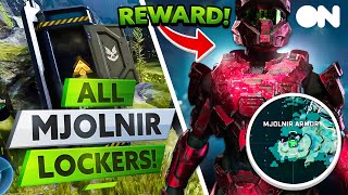 Halo Infinite Mjolnir Lockers Guide – ALL Cosmetic Collectibles [upl. by Hinman]