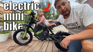 This Surron Style Mini Bike Can Rip Rawrr Mantis Mini Review [upl. by Latrina]