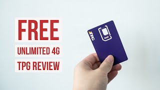 Unlimited and Free 4G  TPG Review [upl. by Ainomar30]