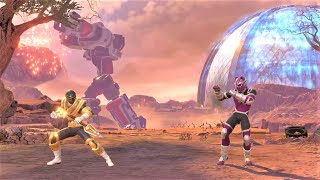 Trey of Triforia vs Wolf Ranger Hardest AI  Power Rangers Battle for the Grid [upl. by Adnuhsed]