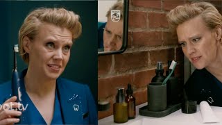 Sonicare Commercial 2024 Kate McKinnon Sonicare Switch Interview Ad Review [upl. by Ober92]