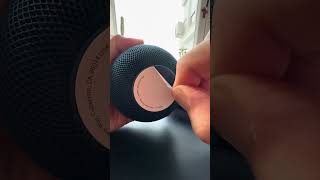 APPLE HomePod mini BLUE unboxing [upl. by Aicnatsnoc]