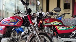 Honda 70cc Model 2023 VS Hi Speed 70cc Model 2023  Latest Prices  Comparison Video [upl. by Nataline]