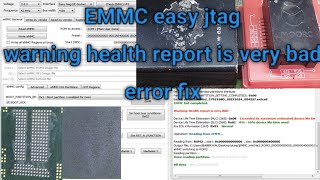 easy jtag warning health report is very bad emmc error fix [upl. by Leeland]