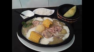 Ajiaco Cundiboyacense Colombiano Cocina Sabor [upl. by Ashraf]