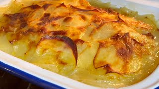 Pommes de terre Boulangère  Gratin SANS FROMAGE NI OEUFS NI GLUTEN NI BEURRE [upl. by Trimmer294]