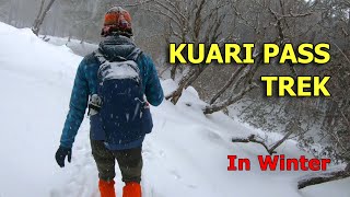 Kuari Pass Snow Trek  কুয়ারি পাস ট্রেক  Winter Snow Trek in February  Bikat Adventures [upl. by Twitt]