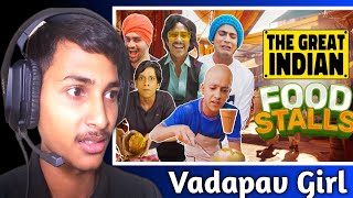 The Great Indian Food Stalls  Harshit P Live Reactions [upl. by Linneman]