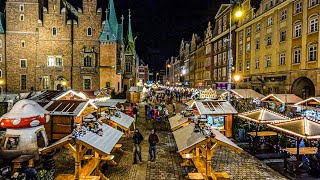 Wroclaw  Christmas Markets Poland  4K [upl. by Tuhn]