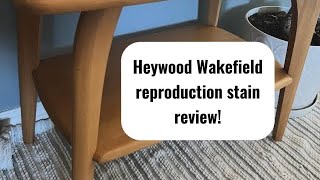 Perfect stain match for Heywood Wakefield furniture [upl. by Christoforo492]