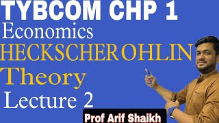 TYBCOM CHP 1 SEM 6 INTERNATIONAL TRADE THEORIES HECKSCHER OHLIN THEORY [upl. by Fulviah]