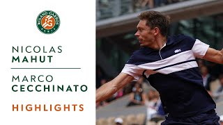 Nicolas Mahut vs Marco Cecchinato  Round 1 Highlights  RolandGarros 2019 [upl. by Merideth326]