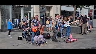 Aftershock Band Tralee Teenage Dirtbag Live in Liverpool 080823 Street Artist [upl. by Craig]