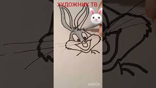 Quyon rasmini chizishКойон суротун тартууКоян сурет салуHow to draw a Rabbit art drawing [upl. by Awuhsoj]