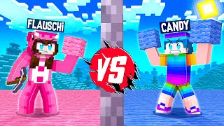 FARBEN BAUBATTLE vs Candy  Minecraft [upl. by Mokas607]