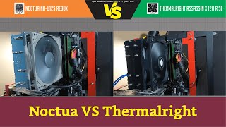 Noctua NHU12S Redux VS Thermalright Assassin X 120 R SE CPU Cooler Benchmark [upl. by Croft871]