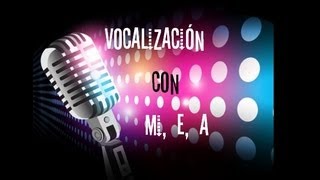 Ejercicio de vocalización 3 mujer  mi e a FACIL [upl. by Gasser]