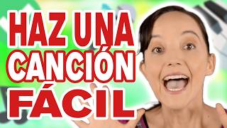 Cómo HACER una CANCIÓN ✅ 3 Sencillos Pasos ⏰ Fácil Rápido Divertido [upl. by Leifer908]