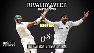 Rivalry Week Ricky Ponting v Harbhajan Singh [upl. by Ylecic103]