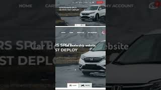 auto dealers website automobile [upl. by Golter170]