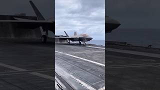 🧑‍✈️ F35 lightning ll takeoff from an aircraft carrier aviation f35lightning aircraftcarrier [upl. by Woodsum383]